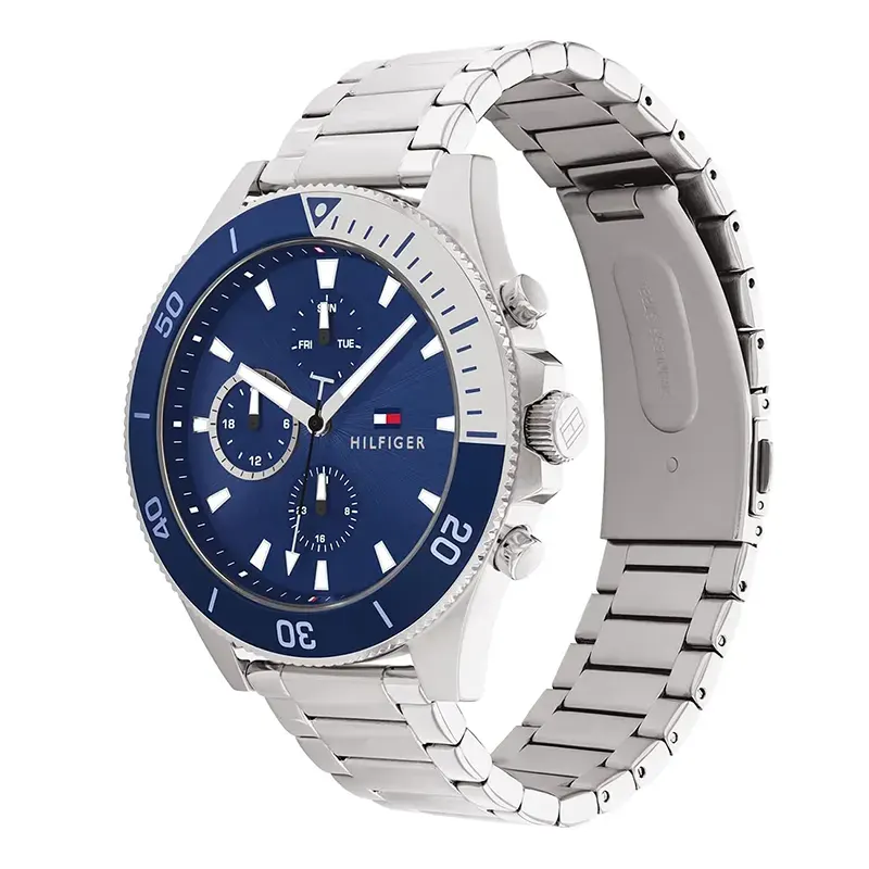 Tommy Hilfiger Larson Blue Dial Casual Men's Watch- 1791917